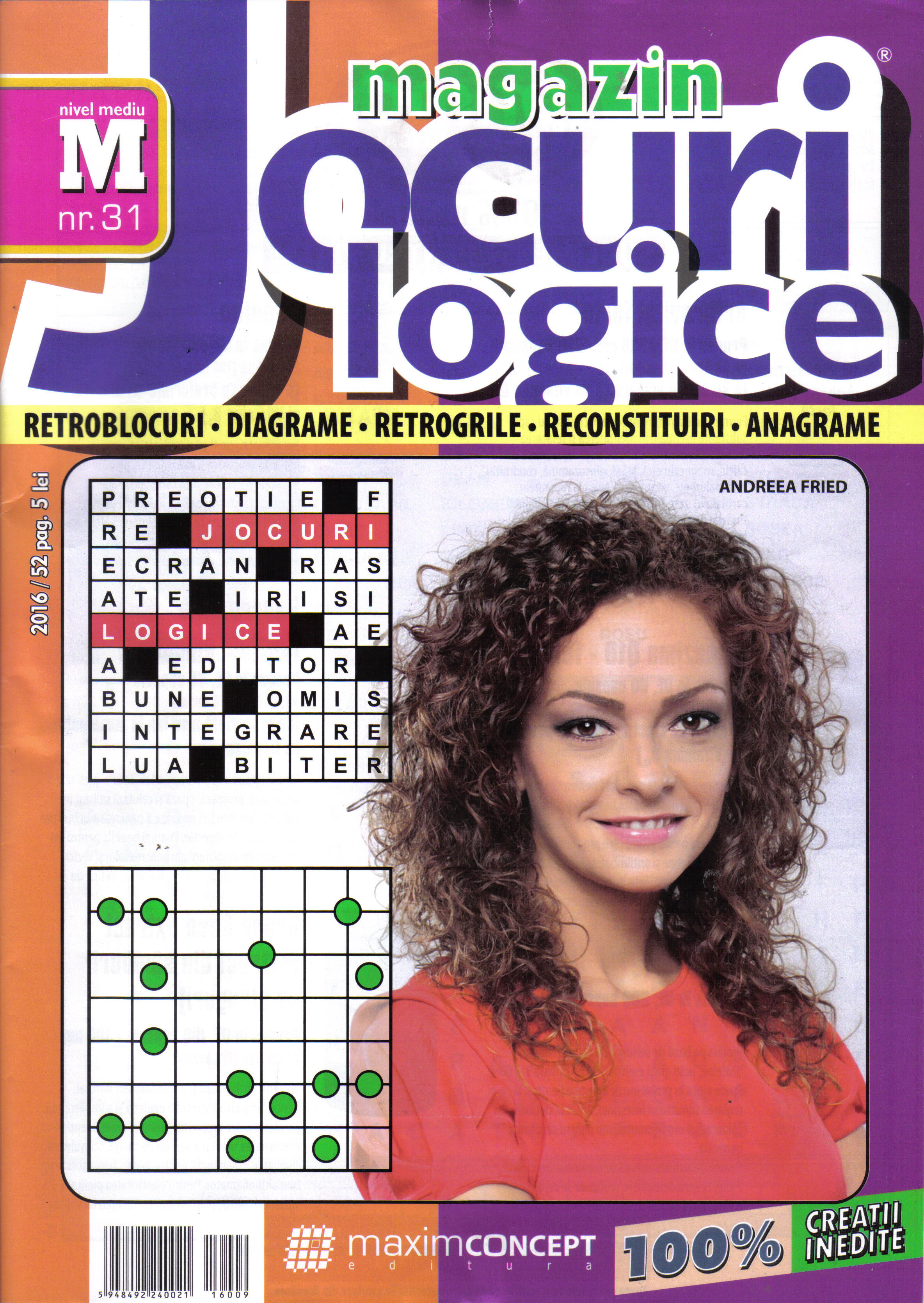 Magazin Jocuri logice, septembrie 2016